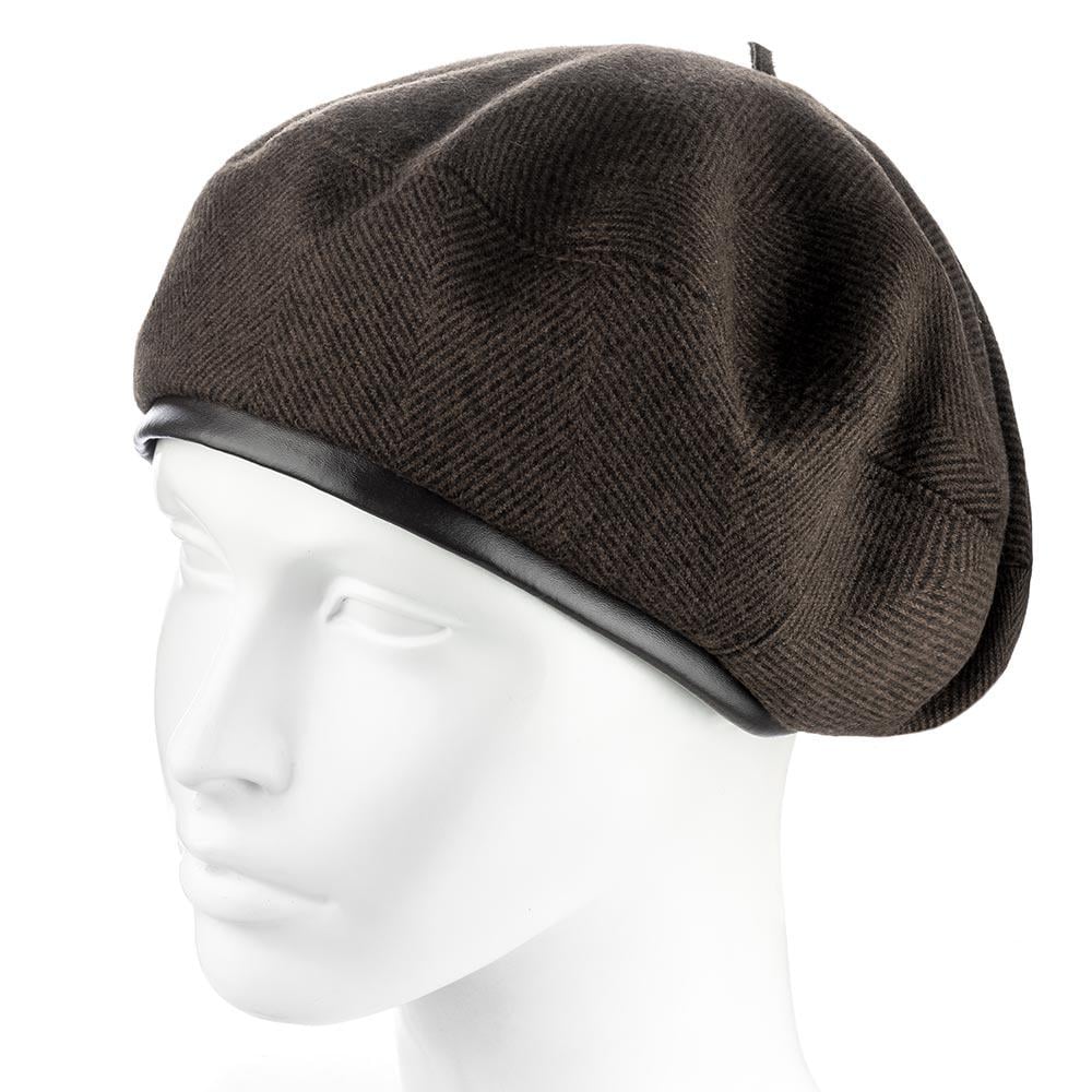 Берет женский утепленный флисом Atrics WH914 One size Шоколадный (289128)