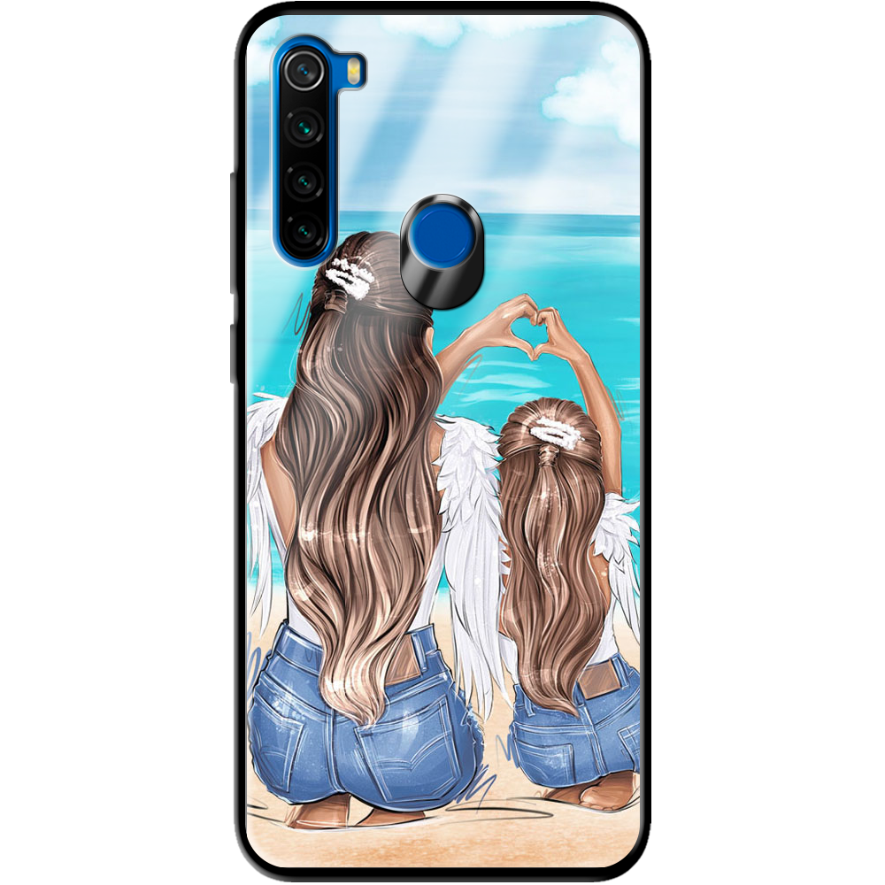 Чохол Boxface Xiaomi Redmi Note 8T Family Vacation Чорний силікон зі склом (38532-up2380-39410)