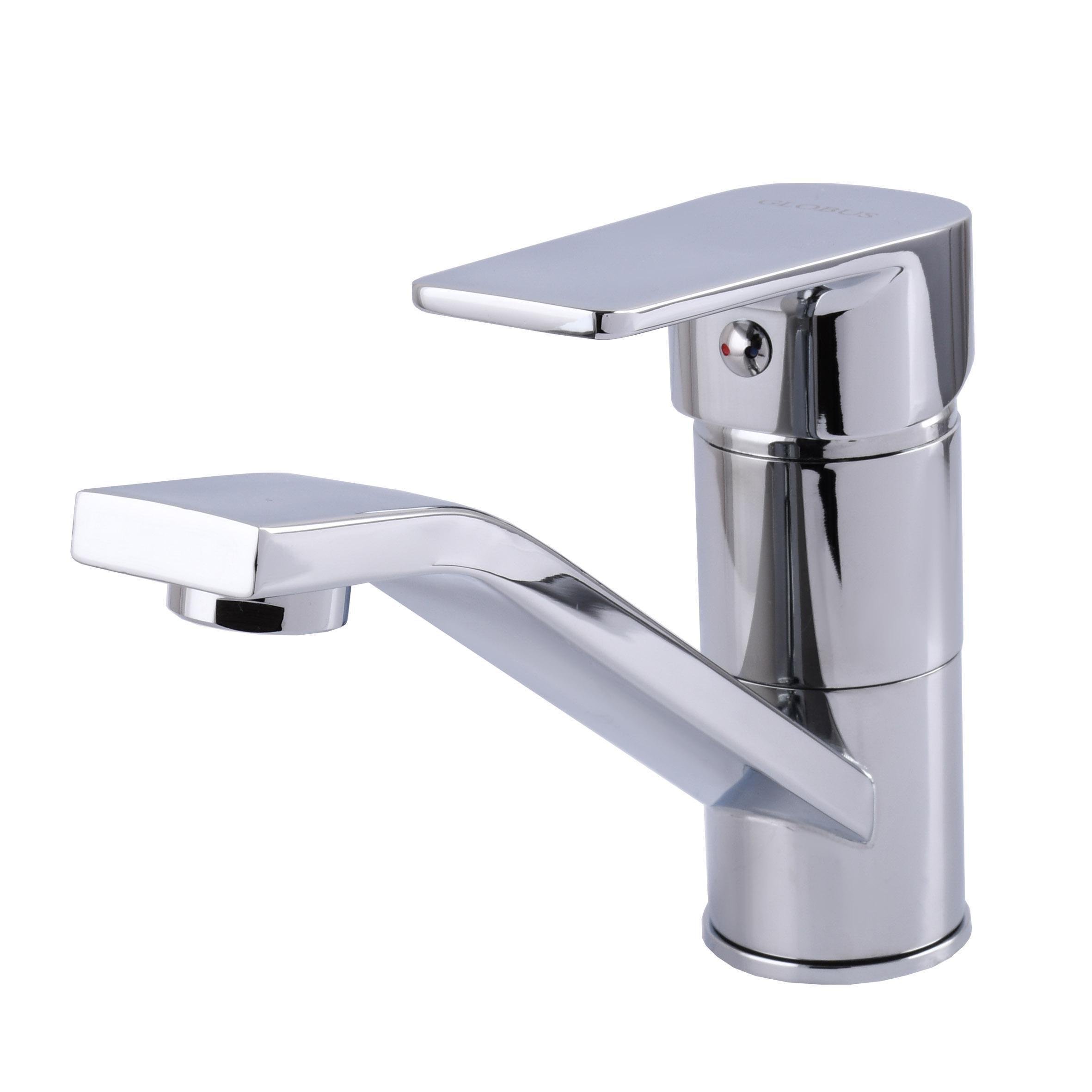 Смеситель для умывальника GLux BONN GLB-0203MQ Хром (28494)