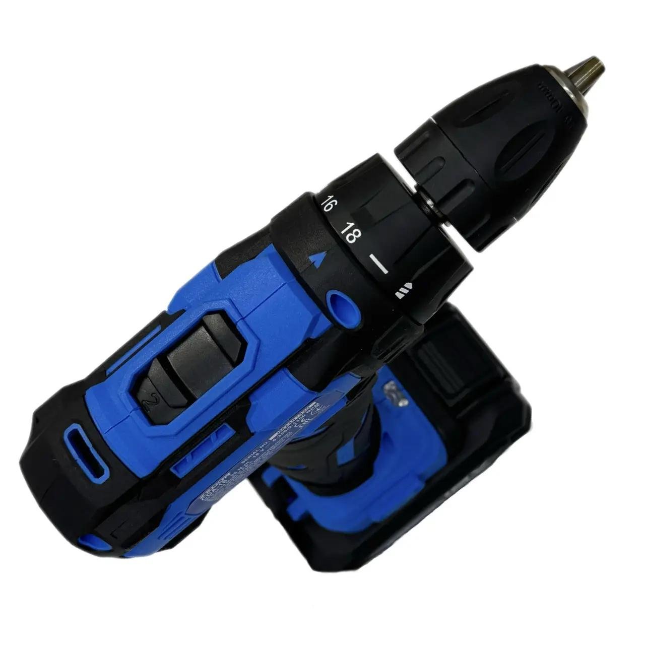 Шуруповерт аккумуляторный универсальный Zegor CDA-18/18В/35 Нм/две скорости/2 батареи 18 В 2 Ач/Реверс/Подсветка - фото 4 Шуруповерт аккумуляторный универсальный Zegor CDA-18/18В/35 Нм/две скорости/2 батареи 18 В 2 Ач/Реверс/Подсветка - фото 4