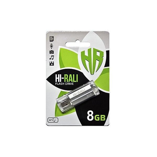 Флешка Hi-Rali USB 8GB Corsair Series Silver (HI-8GBCORSL)