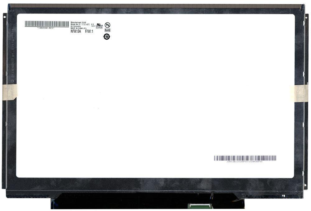 Матрица для ноутбука 13,3" Slim 40 pin слева 1280x800 LED крепления планки по бокам матовая AU Optronics AUO B133EW05 V.0