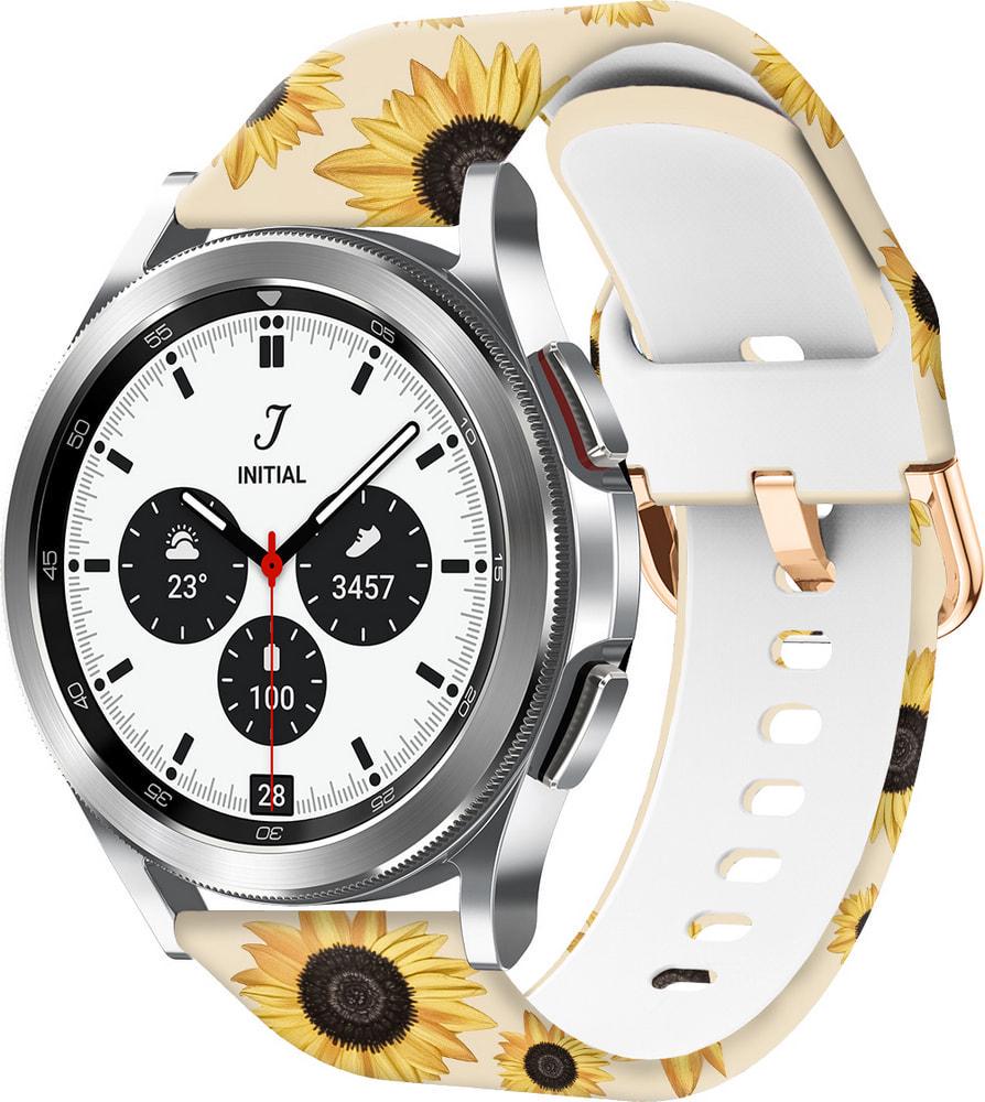 Ремінець силіконовий Colorful для Galaxy Watch 4 Classic 42 мм Sunflower Powder (37709) Ремінець силіконовий Colorful для Galaxy Watch 4 Classic 42 мм Sunflower Powder (37709)