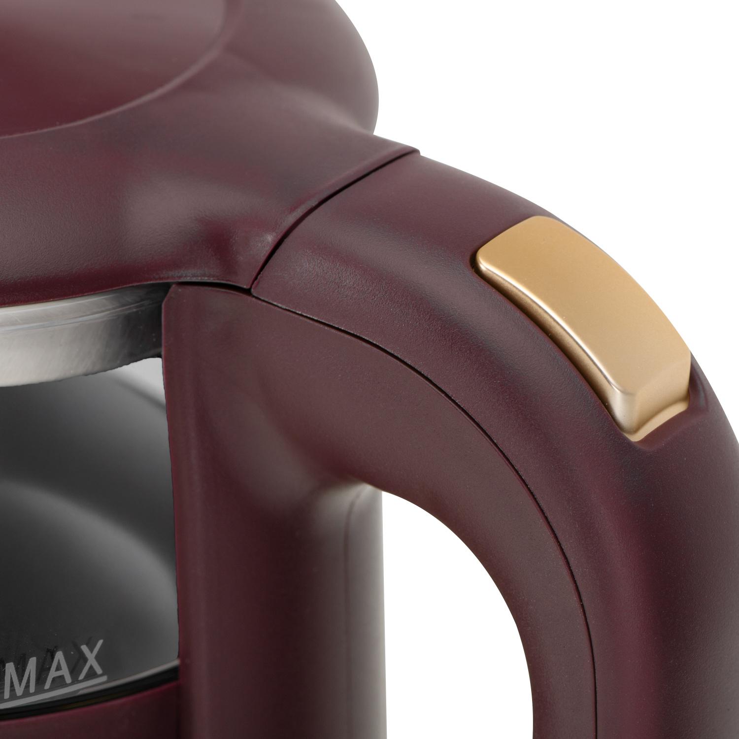 Електрочайник Adler AD 1305 1,7 л Бордовий (29924932) - фото 7 Електрочайник Adler AD 1305 1,7 л Бордовий (29924932) - фото 7