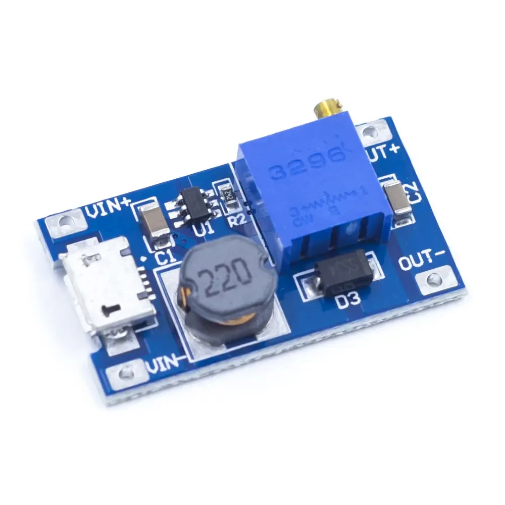 Модуль підвищуючий перетворювач DC-DC MT3608 з Micro USB - фото 5