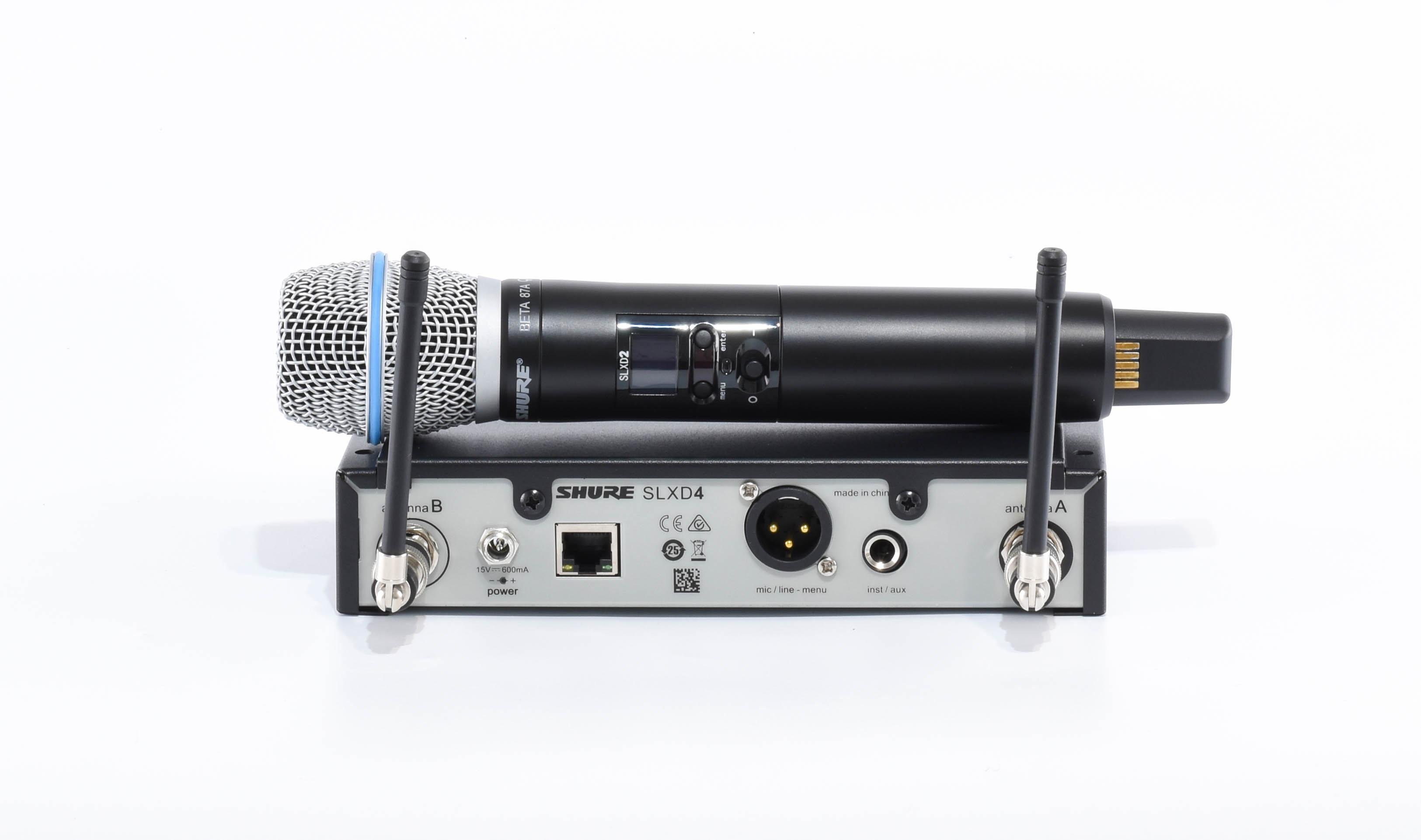 Радіосистема SHURE SLX-D BETA 87A (0078) - фото 4 Радіосистема SHURE SLX-D BETA 87A (0078) - фото 4