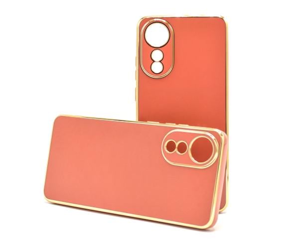 Чохол накладка Silicone Adds 6D для Oppo A78 4G Рожевий