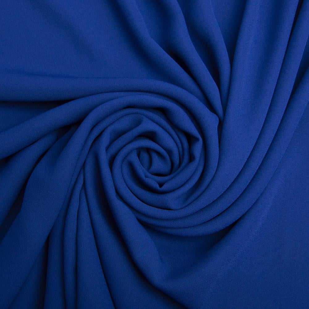 Тканина шифон креп однотонний Електрик (24187)