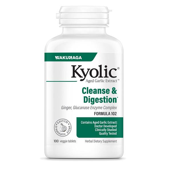 Препарат антипаразитарний Kyolic Aged Garlic Extract Candida Cleanse/Digestion Formula 102 100 таблеток (000020939)