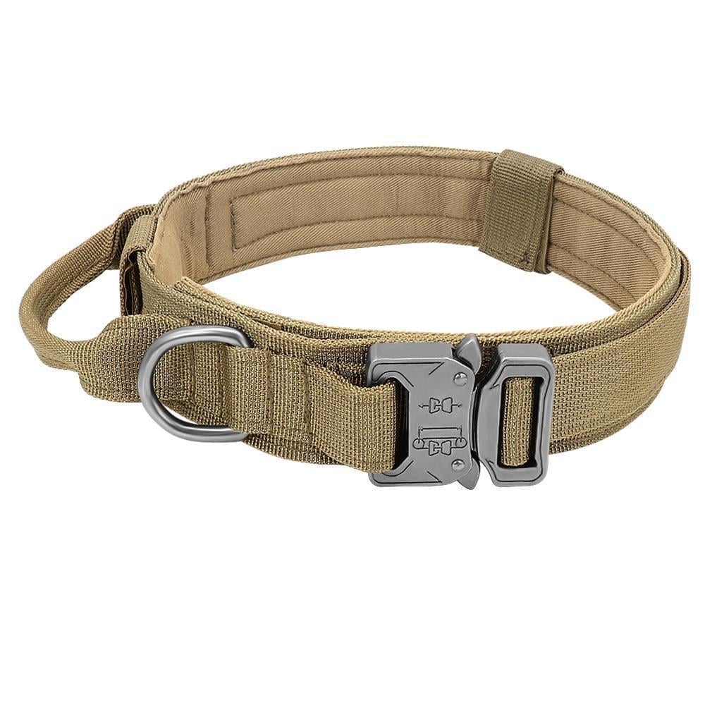 Ошейник для собак Harness нейлоновый с металлической пряжкой-фастекс M 38-47 см Коричневый (2027309091)