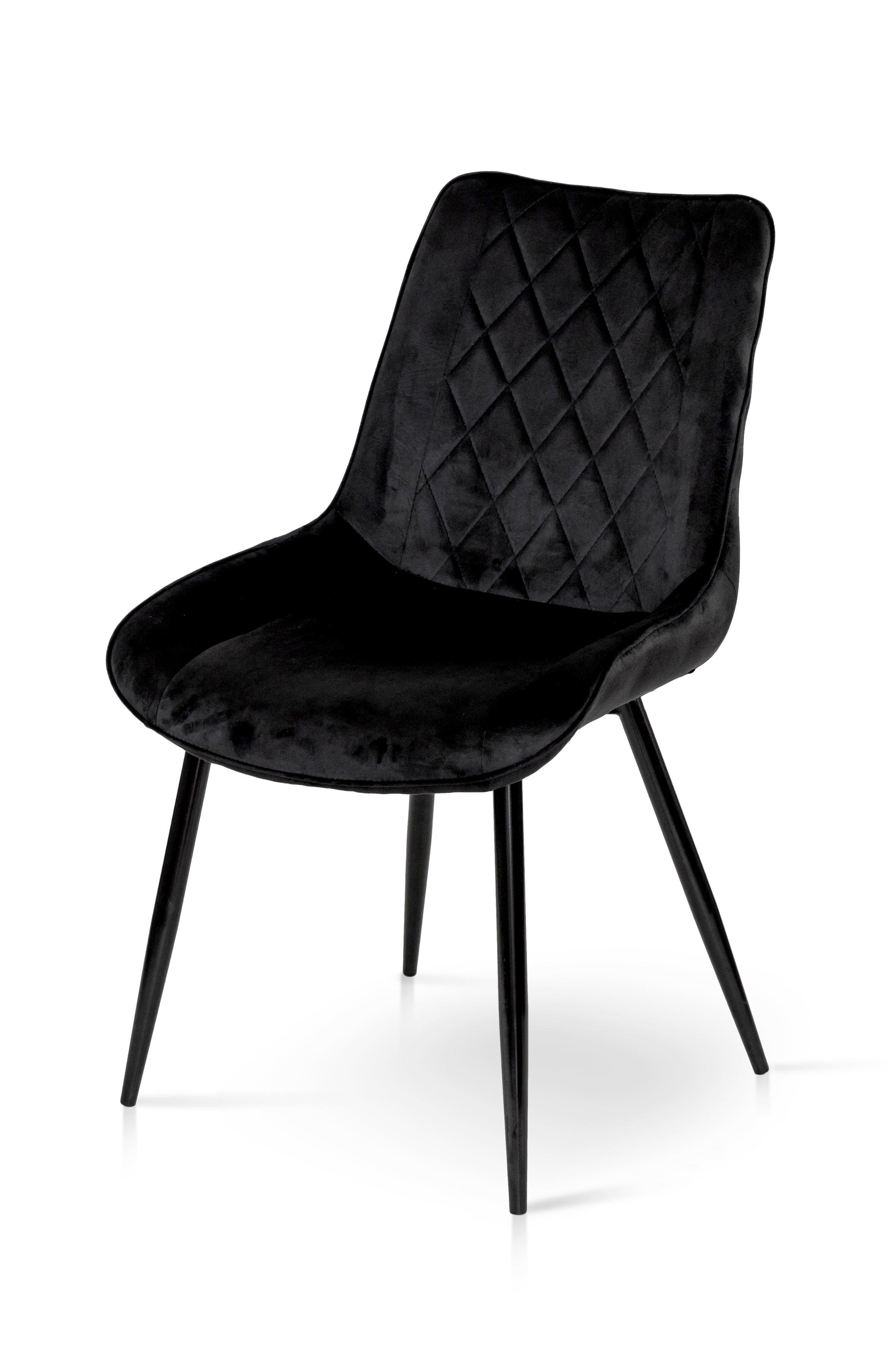 Кухонный стул Мікс Меблі Корфу ткань велюр/металл Черный (А0057234)