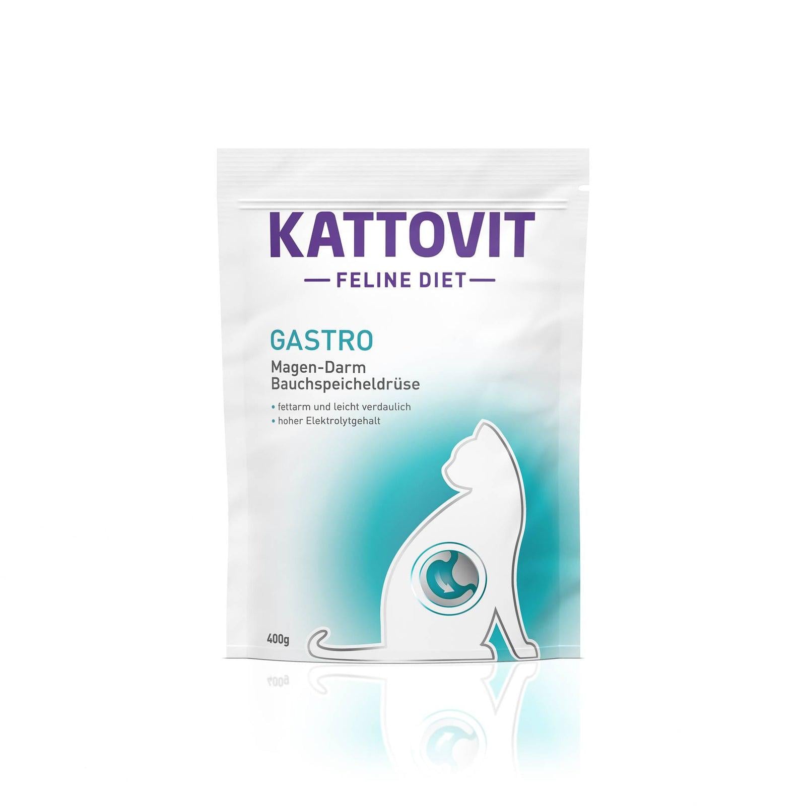 Сухой диетический корм для кошек Kattovit Gastro 400 г