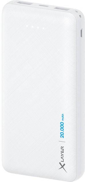 Портативний зарядний пристрій XLayer 20000 mAh Micro White