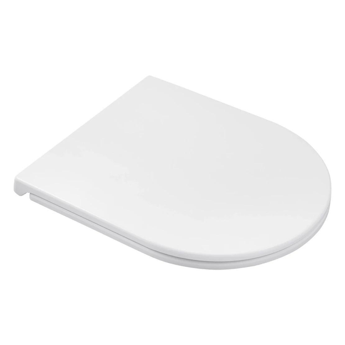 Унитаз подвесной Kroner Harz WHI493736 Rimless безобедочный с сиденьем Slim Duroplast 335х360 мм Белый (KH493736WHIR) - фото 8 Унитаз подвесной Kroner Harz WHI493736 Rimless безобедочный с сиденьем Slim Duroplast 335х360 мм Белый (KH493736WHIR) - фото 8