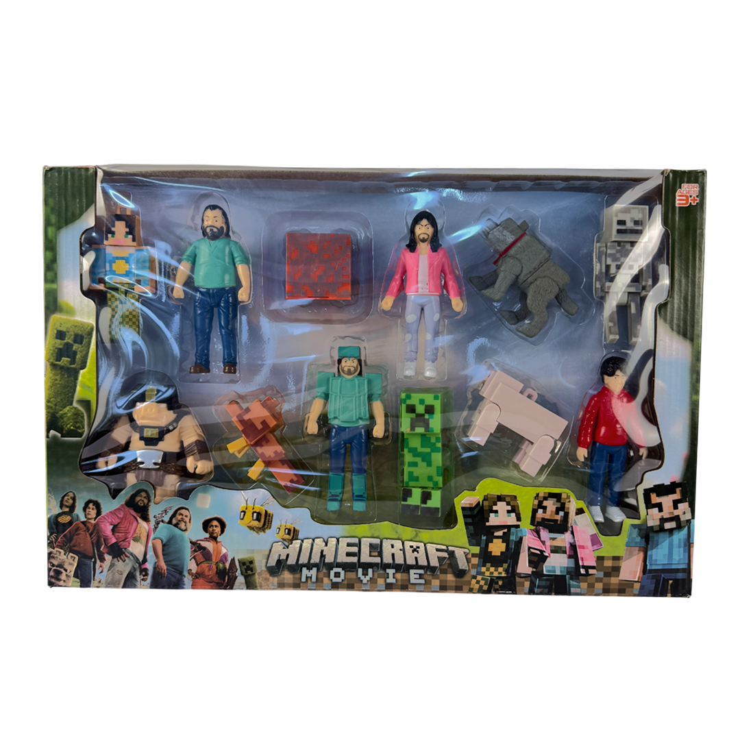 Колекційні фігурки героїв з фільму Майнкрафт 12 шт. (WK2026) Колекційні фігурки героїв з фільму Майнкрафт 12 шт. (WK2026)