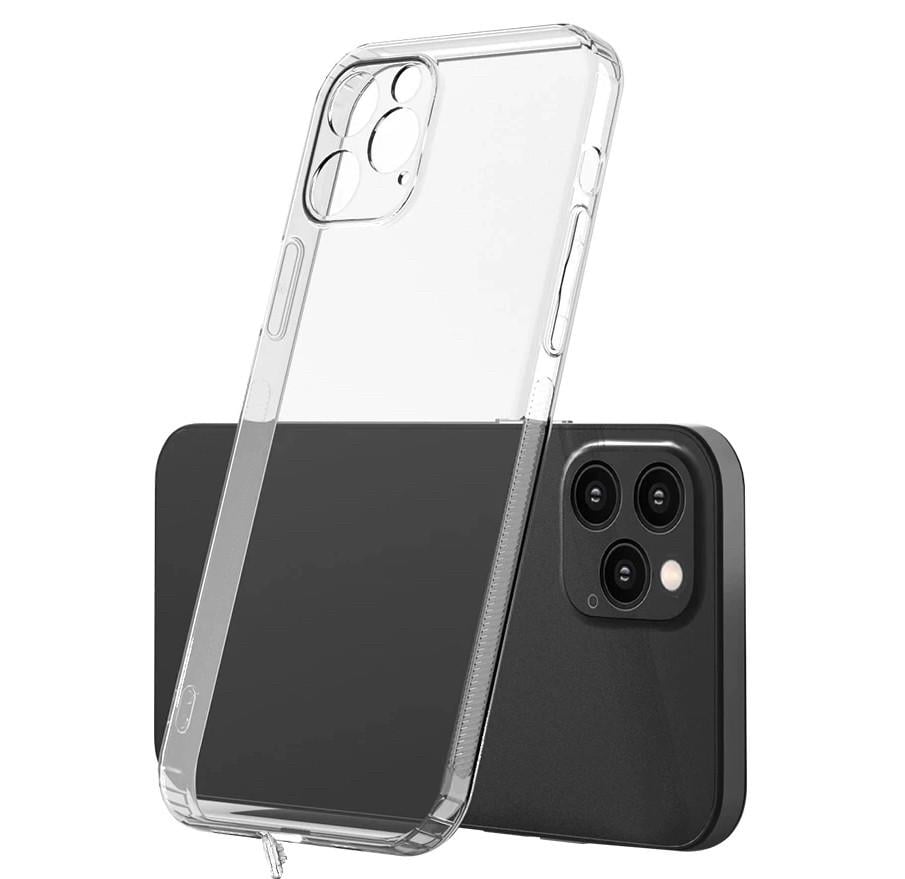 Прозорий чохол-накладка Silicone Full Camera for iPhone 13 Pro Max, Clear