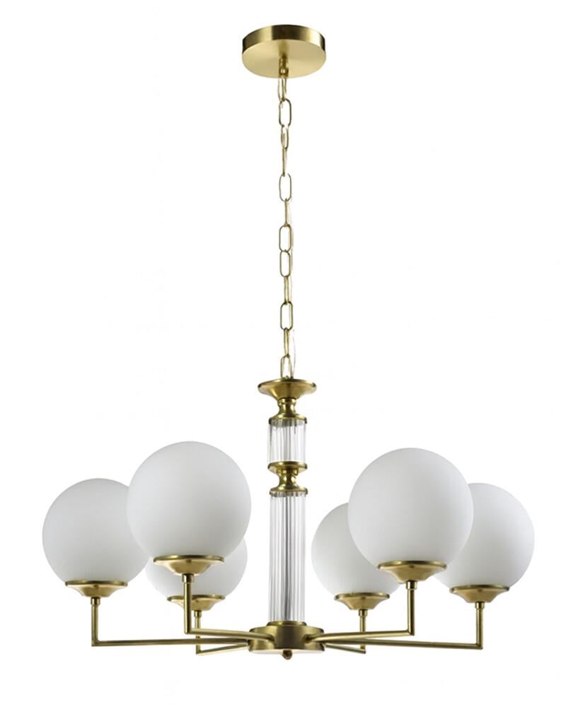 Люстра Edlin PL321163-6 Amiria E27 6x12W IP20 Латунний (28119641)