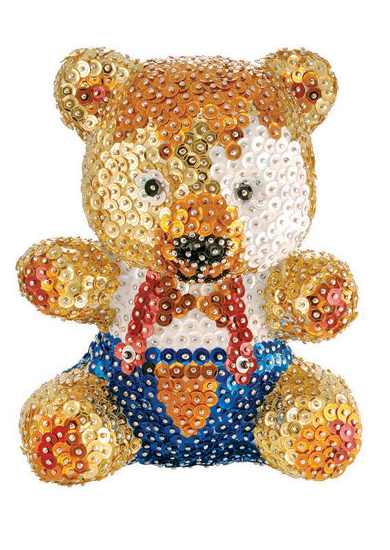 Набор для творчества детский Sequin Art SA0502 3D Teddy (10920585) - фото 2