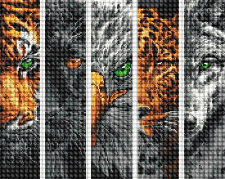 Алмазна мозаїка Ideyka Хижаки 40x50 см (Id-AMO8046)