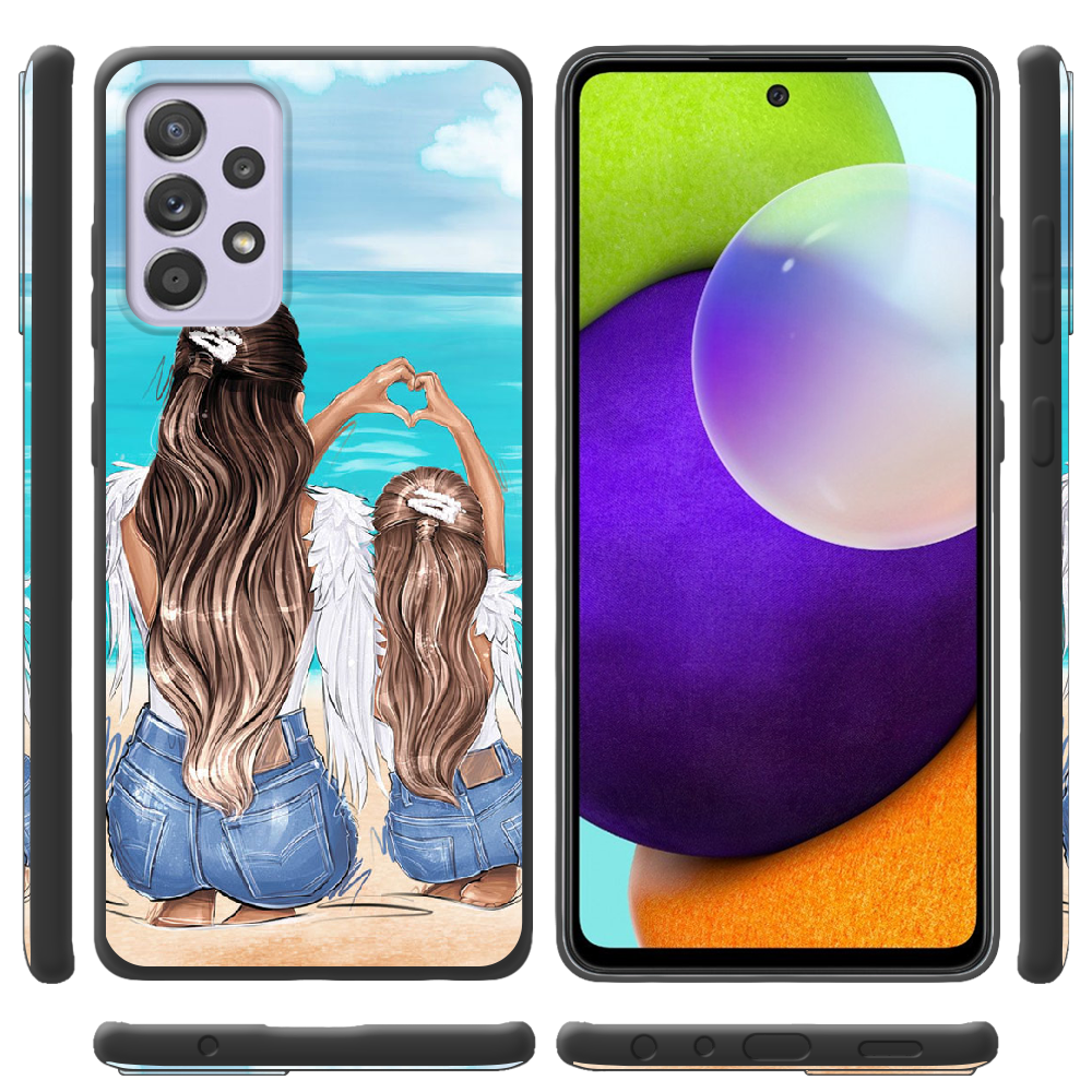 Чохол BoxFace Samsung A325 Galaxy A32 Family Vacation Чорний силікон (42084-up2380-42567) - фото 2