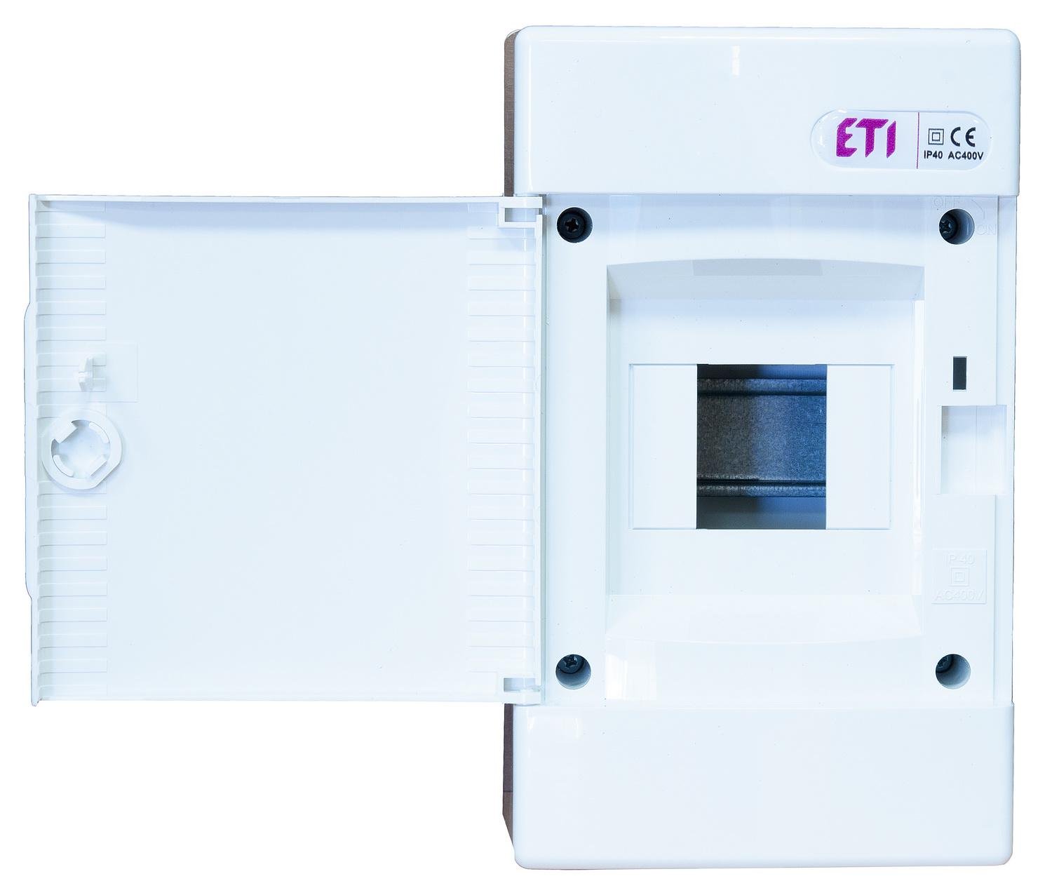 Щиток распределительный накладной ETI ECT 4PO IP40 под 4 модуля (17853640)