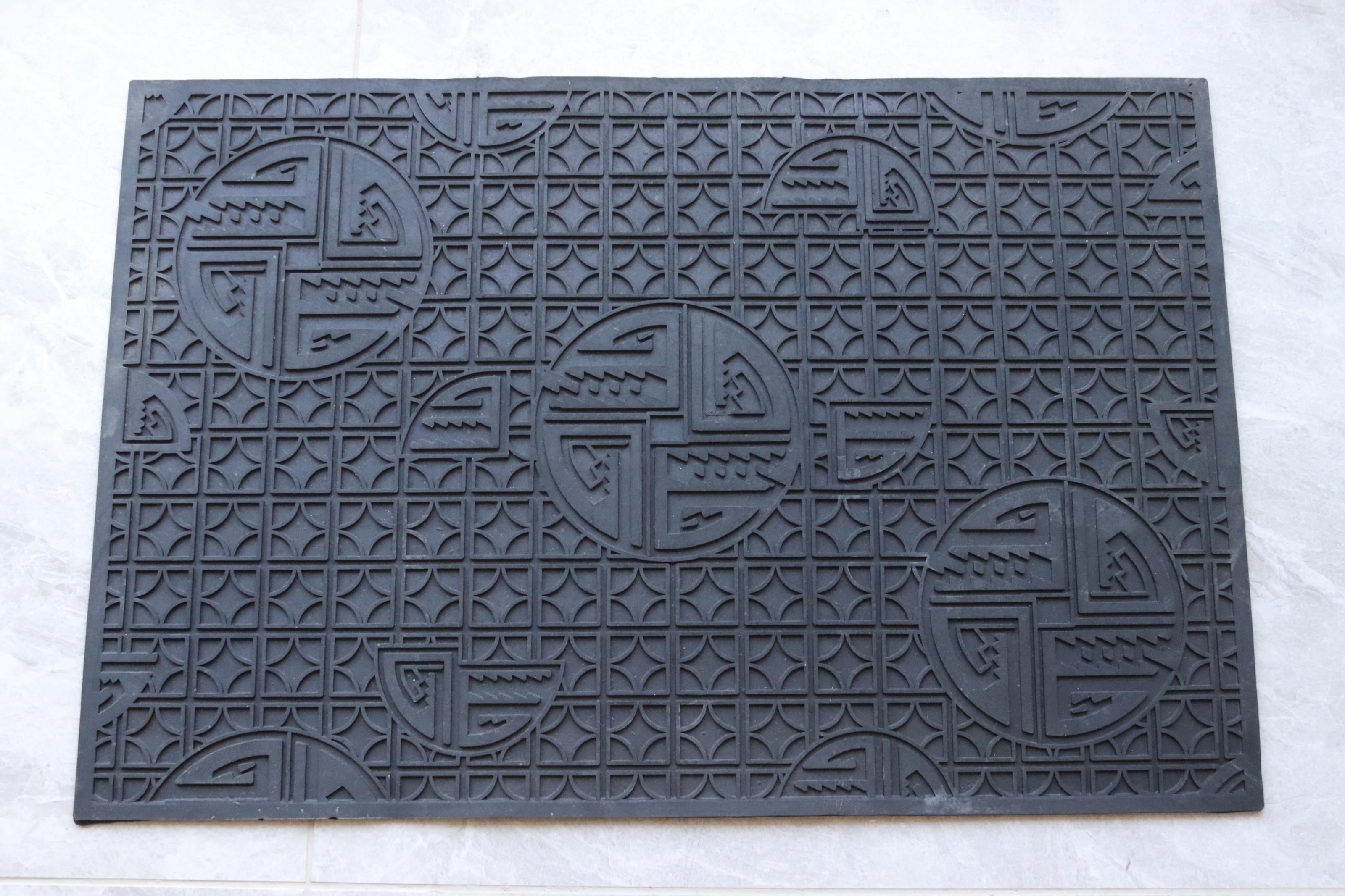 Коврик входной резиновый Africa 40x60 см 1,4 кг (3535)