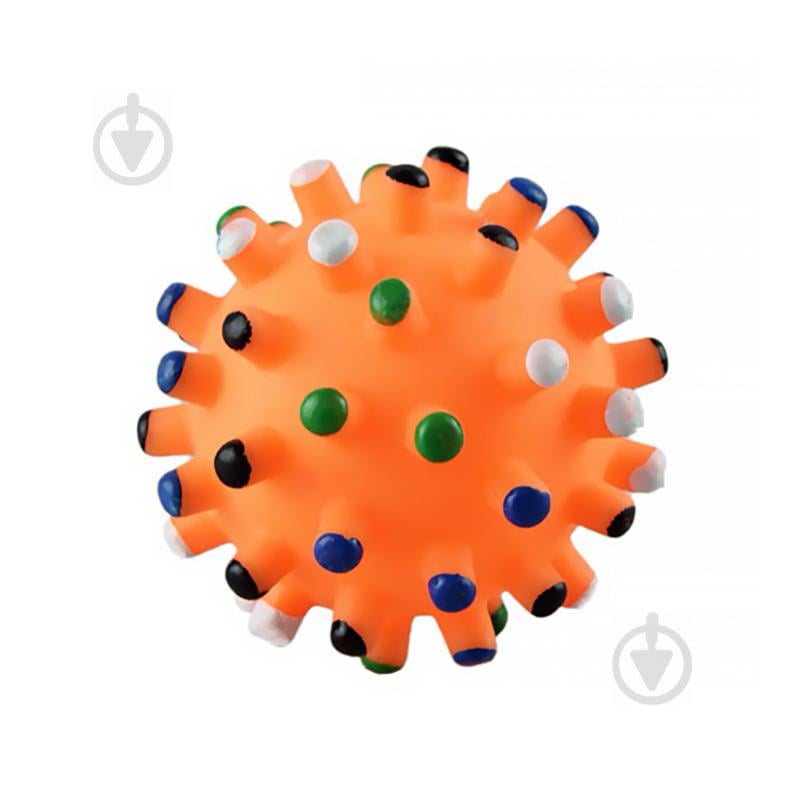 Игрушка Мяч для собак с пищалкой Taotaopets 065529 диаметр 6,5см Оранжевый Игрушка Мяч для собак с пищалкой Taotaopets 065529 диаметр 6,5см Оранжевый