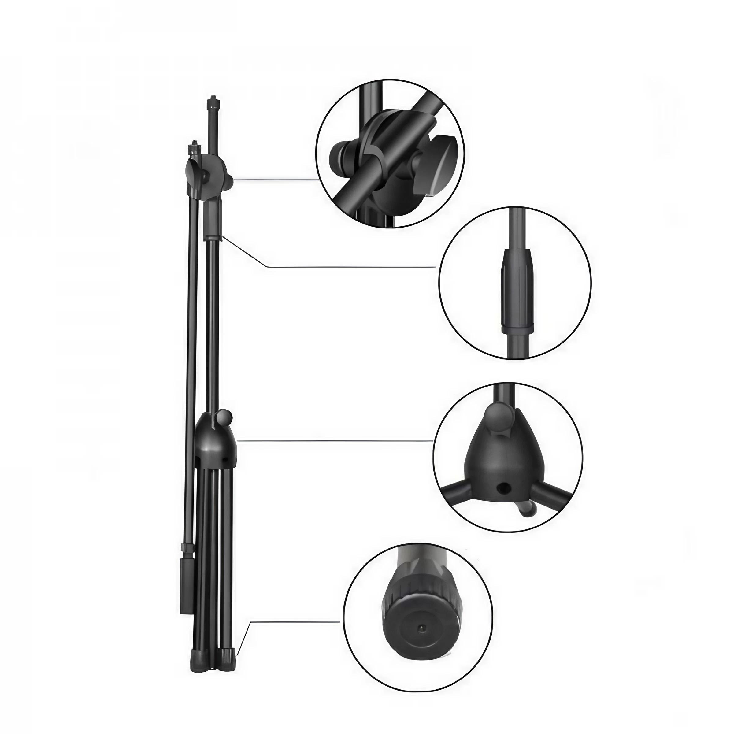 Штатив журавель універсальний 5в1 з тримачем для телефону/фотоапарата на 360 до 190 см (KMT- 786771) - фото 6 Штатив журавель універсальний 5в1 з тримачем для телефону/фотоапарата на 360 до 190 см (KMT- 786771) - фото 6