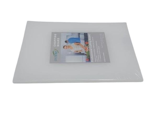 Доска для разделки мяса профессиональная пластиковая 38x26 см толщина 1,4 см Белый (20124) Доска для разделки мяса профессиональная пластиковая 38x26 см толщина 1,4 см Белый (20124)