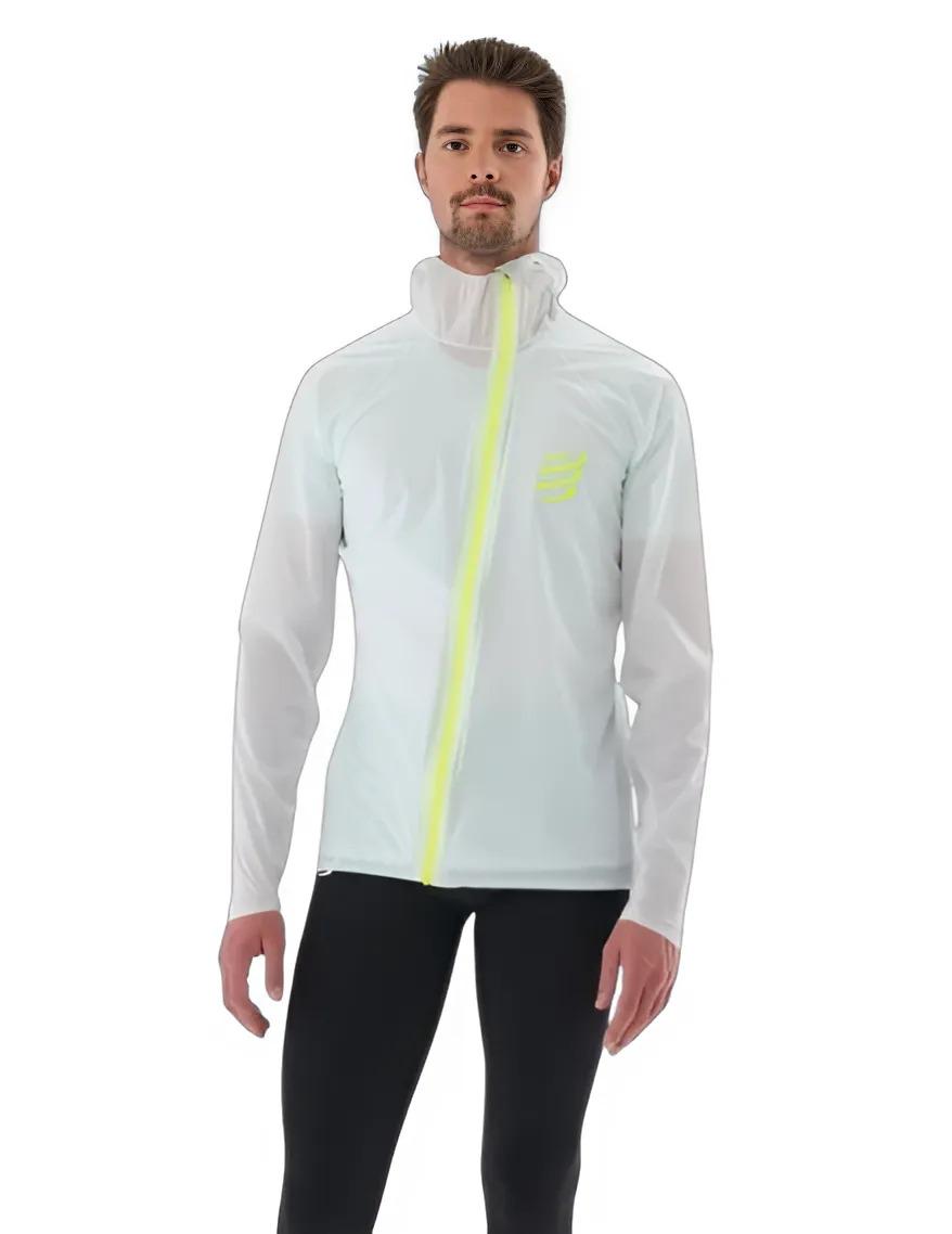 Куртка чоловіча з капюшоном Compressport Hurricane Waterproof 10/10 Jacket S Ice Flow (AM00009B5104S) - фото 4
