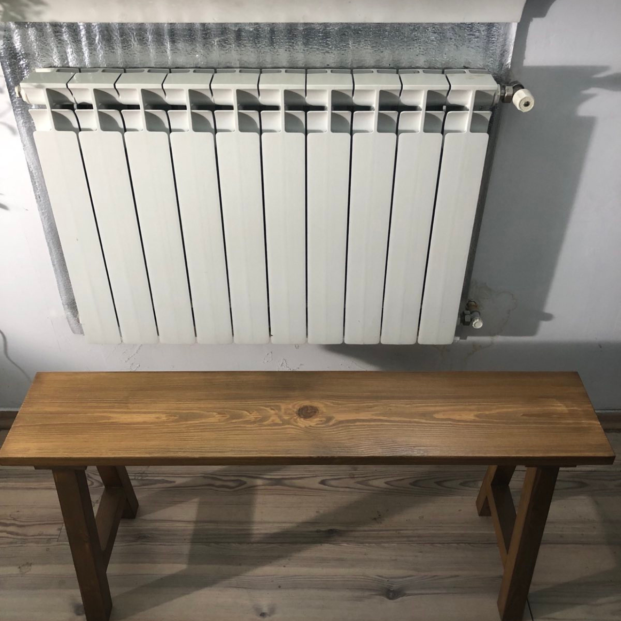 Лавка дерев'яна без спинки Дуб світлий (ДЛ323) - фото 2