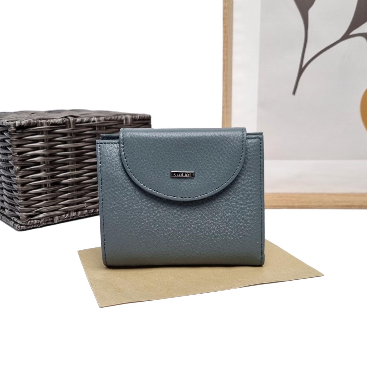 Гаманець жіночий Cardinal модний натуральна шкіра Зелений (88021-166)