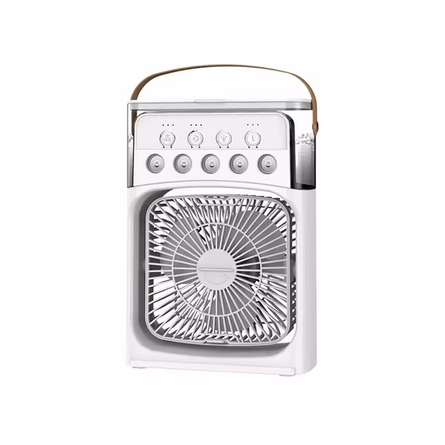 Портативный мини-вентилятор Lesko Mini Cooling Fan USB с функцией увлажнения воздуха White (lesko cooling)