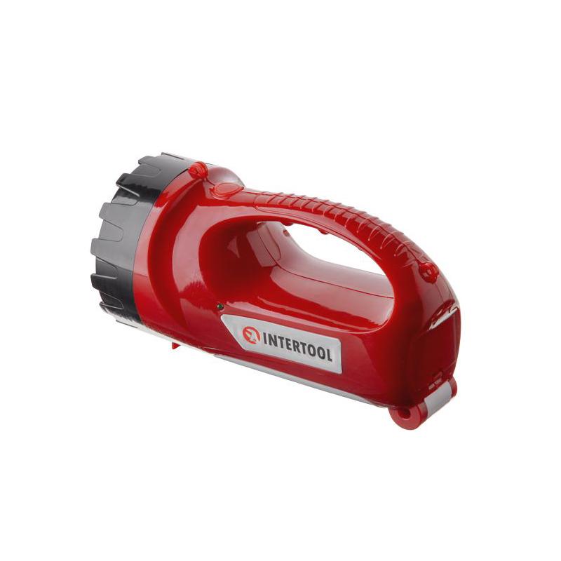Ліхтар акумуляторний INTERTOOL LB-0101 ручний переносний 1 LED 5 W та бічна лампа на 15 SMD Black/Red - фото 4 Ліхтар акумуляторний INTERTOOL LB-0101 ручний переносний 1 LED 5 W та бічна лампа на 15 SMD Black/Red - фото 4