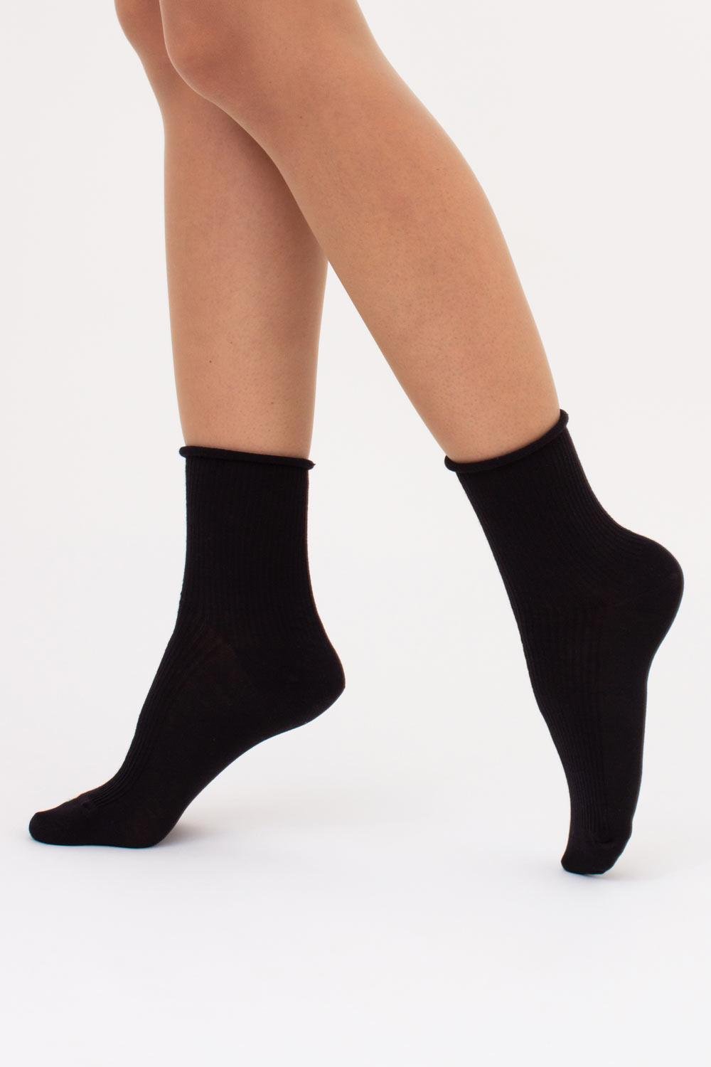 Шкарпетки жіночі бавовняні Giulia WS3 FASHION 060 в рубчик р. 36-40 Black (2000115546118)