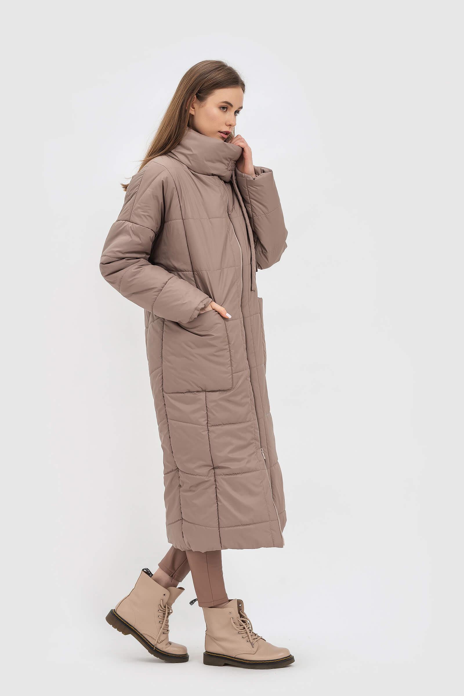 Пальто Lesia Ладре р. 44 Бежевый (129490000) - фото 3 Пальто Lesia Ладре р. 44 Бежевый (129490000) - фото 3