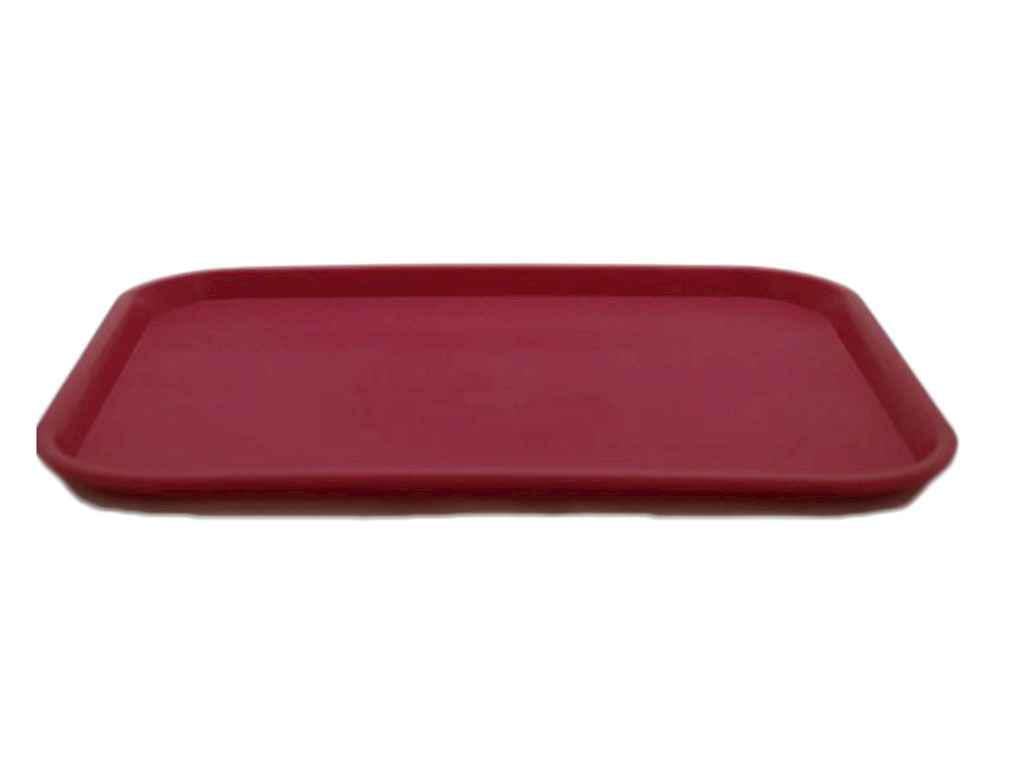 Поднос Магия Пласт прямоугольный 445х350 мм Малиновый (21641771)