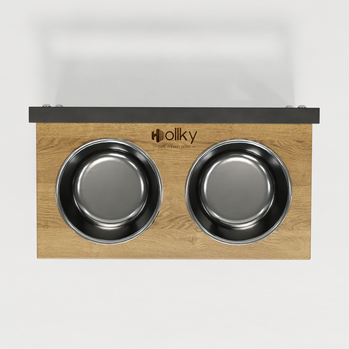 Миски на регулируемой подставке для маленьких собак Hollky Flex S 2х0,45 л (FS-422523-GRNT) - фото 8