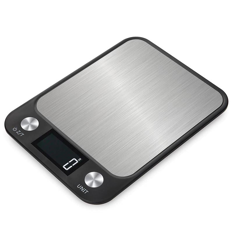 Весы кухонные электронные Zally Premium CX 5 кг с батарейками Черный