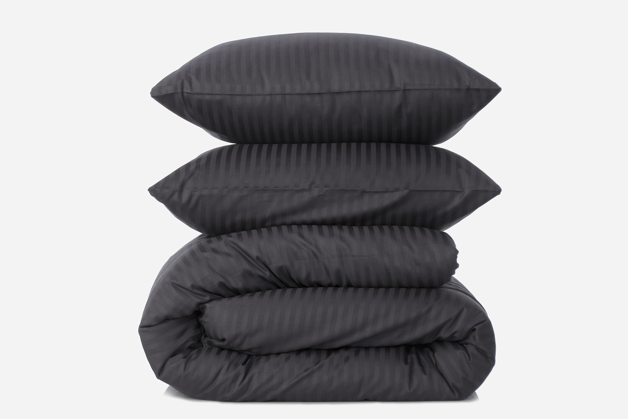 Комплект постельного белья семейный Amore steelgray4005 страйп-сатин Серый (KPB-As-STLux-steelgray4005 70x70_) - фото 1 Комплект постельного белья семейный Amore steelgray4005 страйп-сатин Серый (KPB-As-STLux-steelgray4005 70x70_) - фото 1