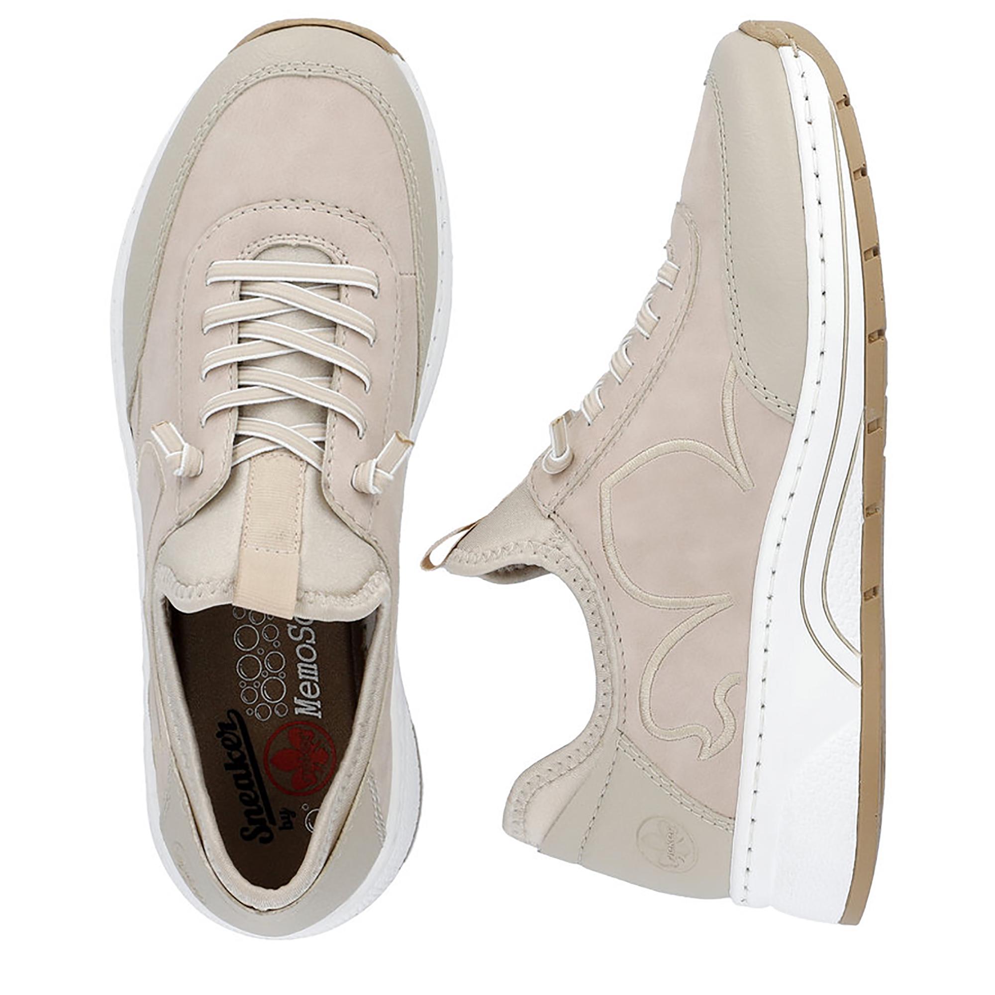 Кроссовки осенние женские RIEKER р. 37 Бежевый (035539-37) - фото 2