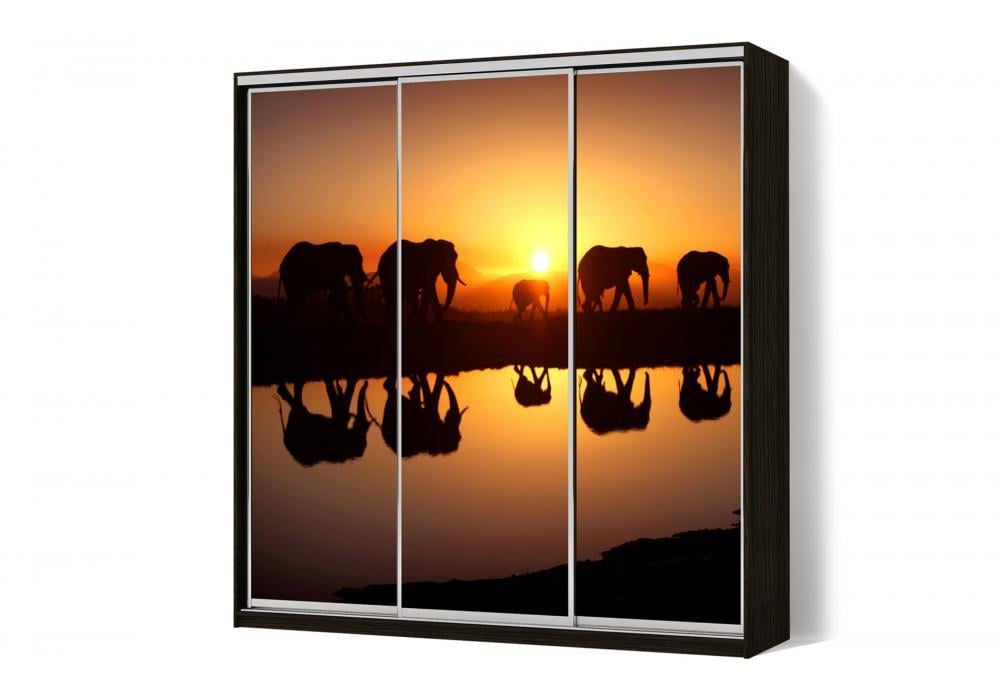 Шкаф-купе Luхe 3 двери ФМП/ФМП/ФМП рисунок An102 CLS-I 2200х2000х450 мм Венге магия (37757) Шкаф-купе Luхe 3 двери ФМП/ФМП/ФМП рисунок An102 CLS-I 2200х2000х450 мм Венге магия (37757)