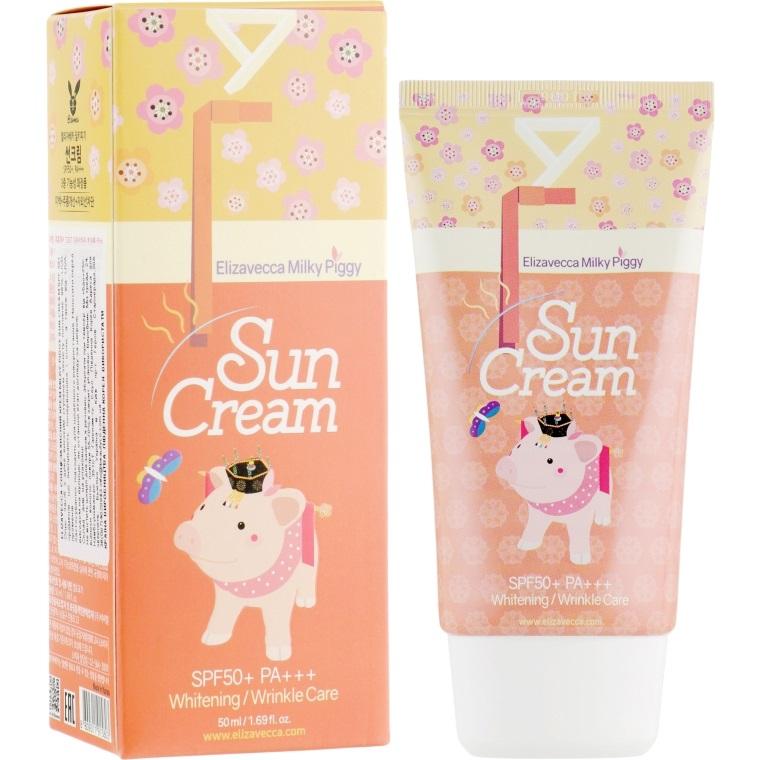 Крем сонцезахисний SPF 50+ Elizavecca Face Care Milky Piggy Sun SPF 50+ 50 мл (703_1572) - фото 1