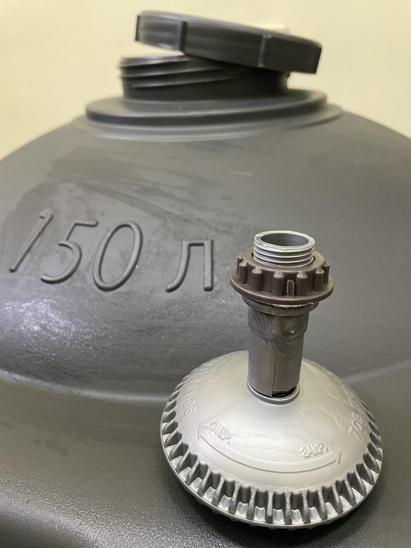 Бак для душа с воронкой для питьевой воды 150 л 370х750х750 мм (67332758) - фото 2 Бак для душа с воронкой для питьевой воды 150 л 370х750х750 мм (67332758) - фото 2