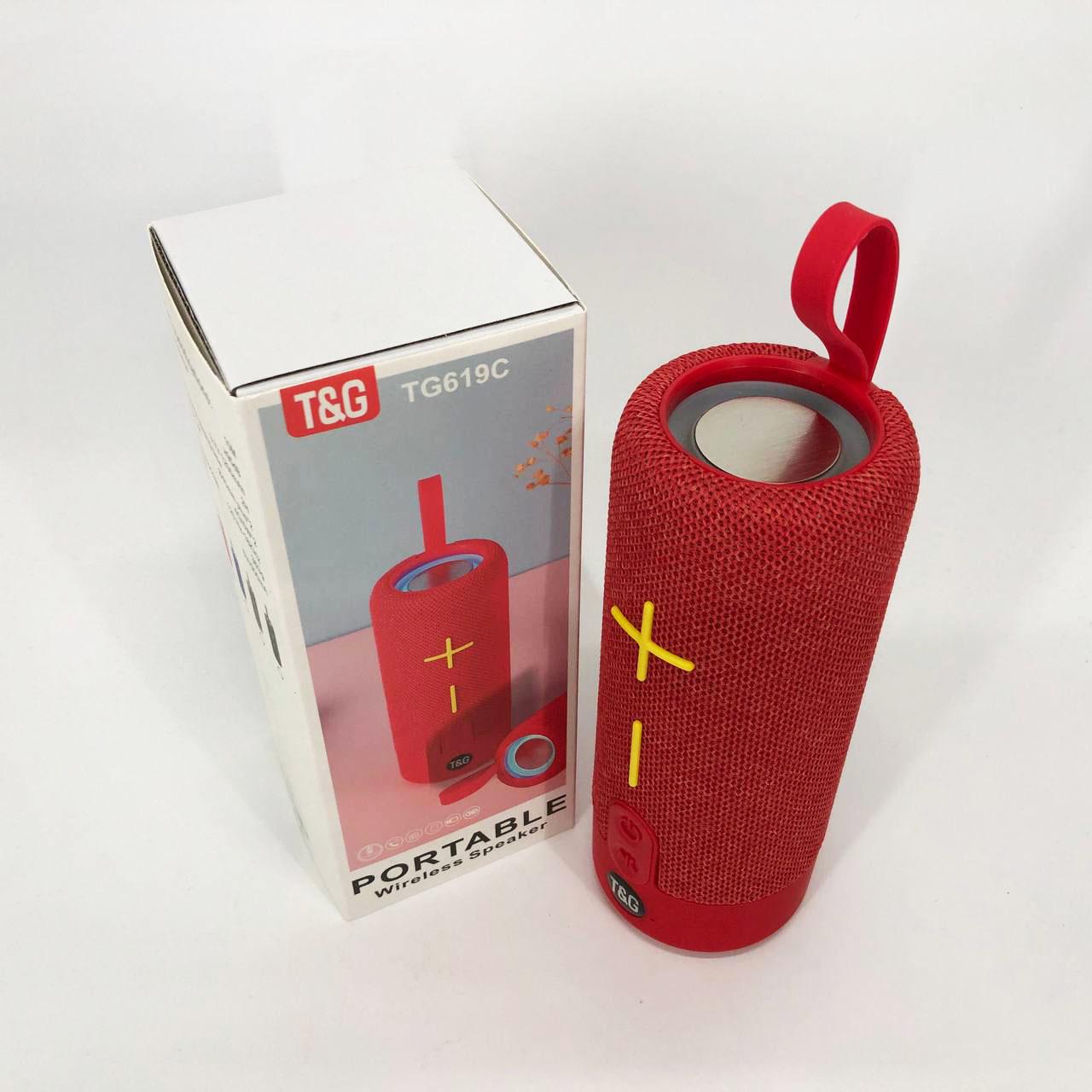 Колонка портативна TG619C FM-радіо USB/TF з ремінцем Червоний - фото 4 Колонка портативна TG619C FM-радіо USB/TF з ремінцем Червоний - фото 4