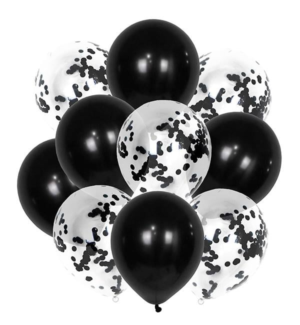 Повітряні кулі 10 шт. Black