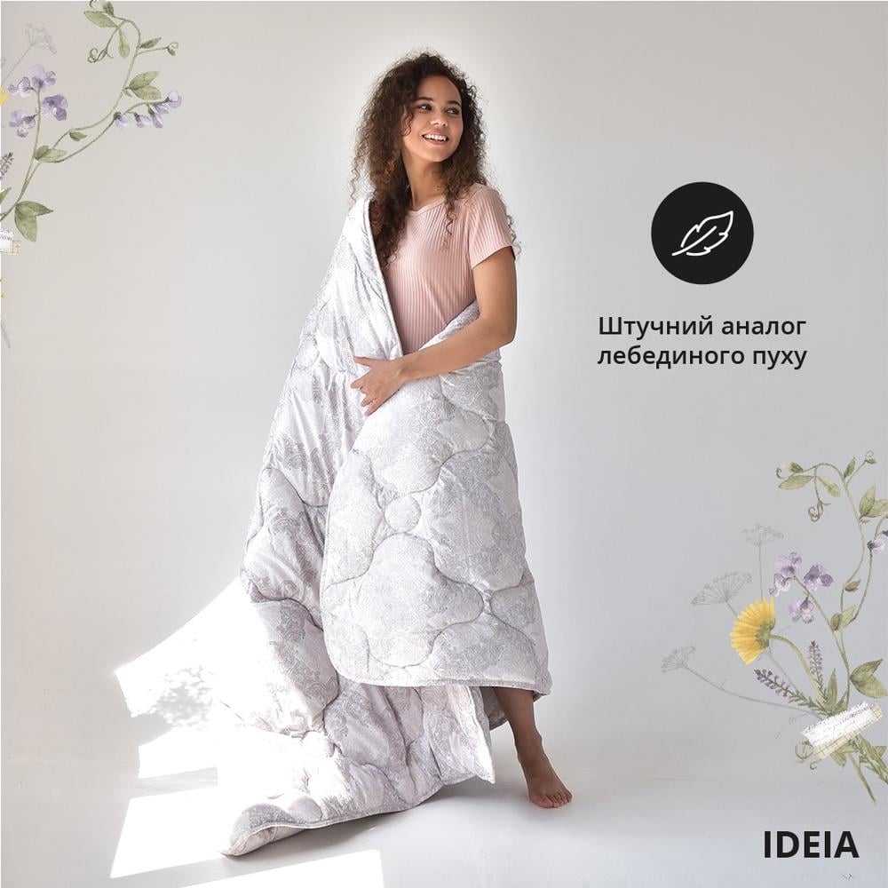 Одеяло всесезонное IDEIA Afrodita 370 гр/м2 искусственный пух антиаллергический 155х210 см (26599) - фото 2