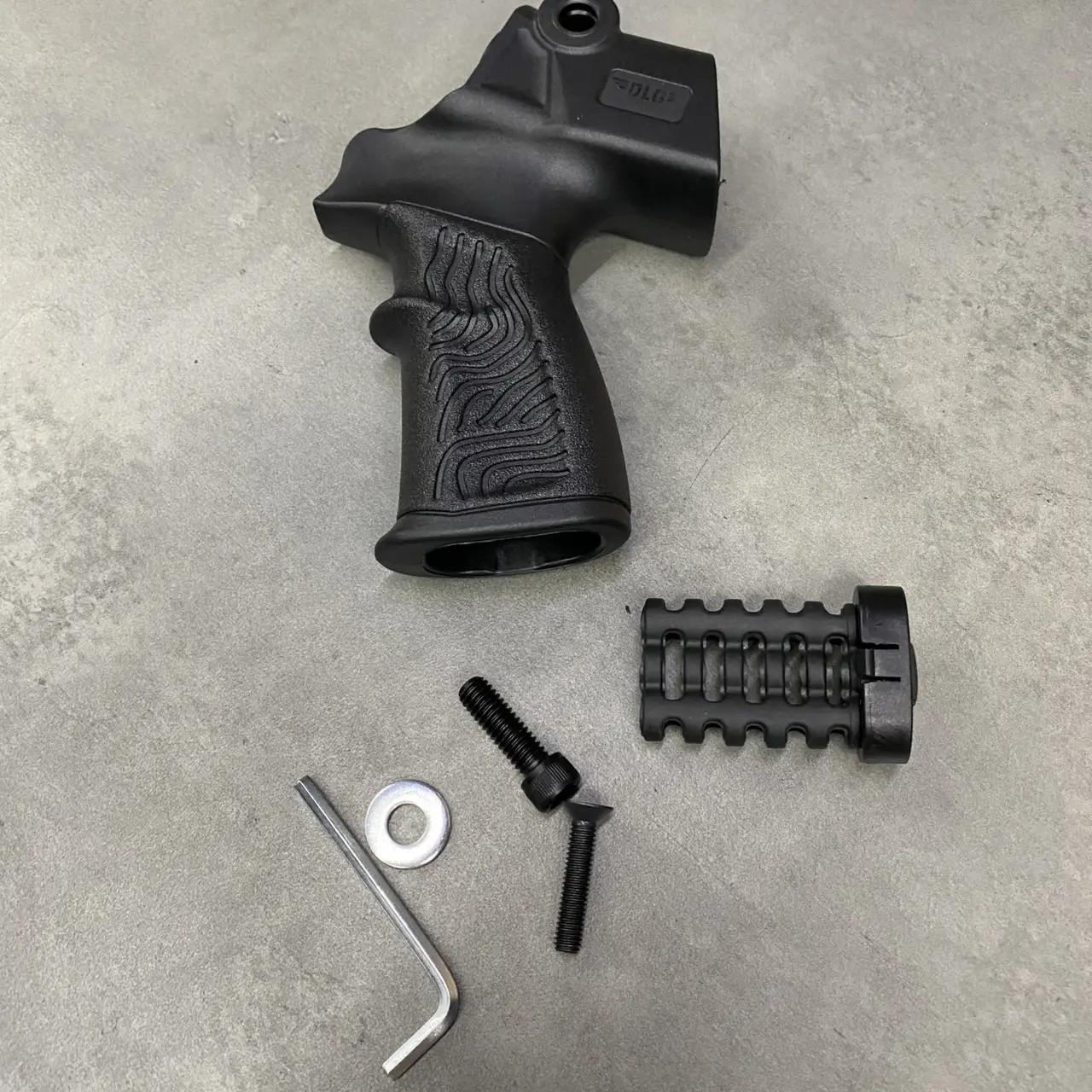 Рукоятка пистолетная DLG Tactical DLG-118 для Mossberg 500/590 с отсеком и гнездами под антабку Черный (244082) - фото 4 Рукоятка пистолетная DLG Tactical DLG-118 для Mossberg 500/590 с отсеком и гнездами под антабку Черный (244082) - фото 4