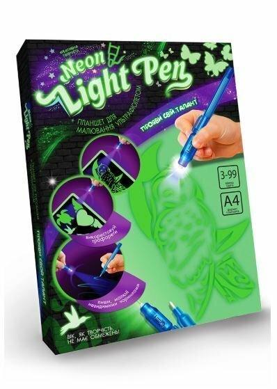 Набір креативної творчості Danko Toys Neon light pen Сова (NLP-01-01U)