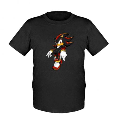 Футболка детская Shadow the hedgehog 128 см Черный (9866911-2-159677-S)